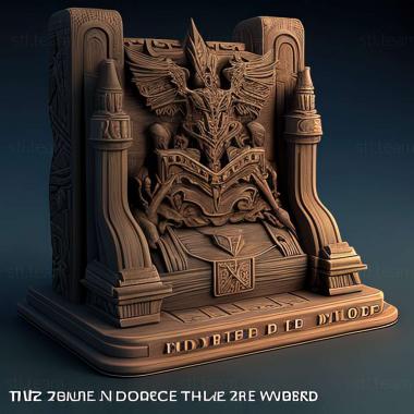 3D model Age of Wonders 2 The Wizards Throne game (STL)